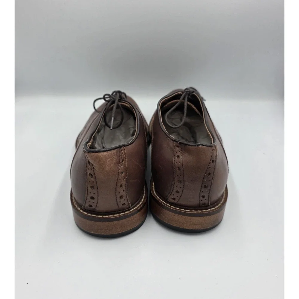 Aston Grey Collection Tokyo Mens Brown Leather‎ Oxford Classic Dress Shoes 11